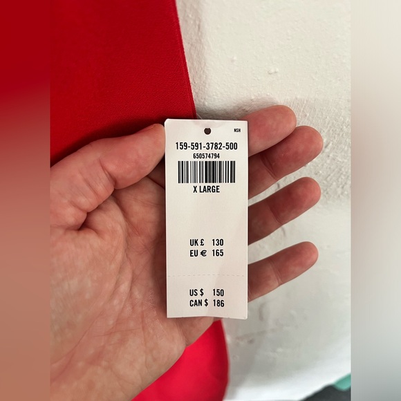 Abercrombie & Fitch Asymmetrical Red Dress - Picture 6 of 8